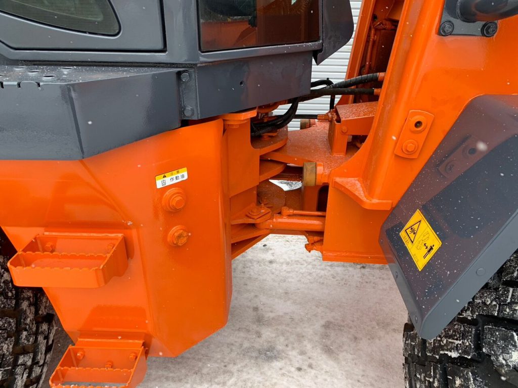 綺麗になった除雪機