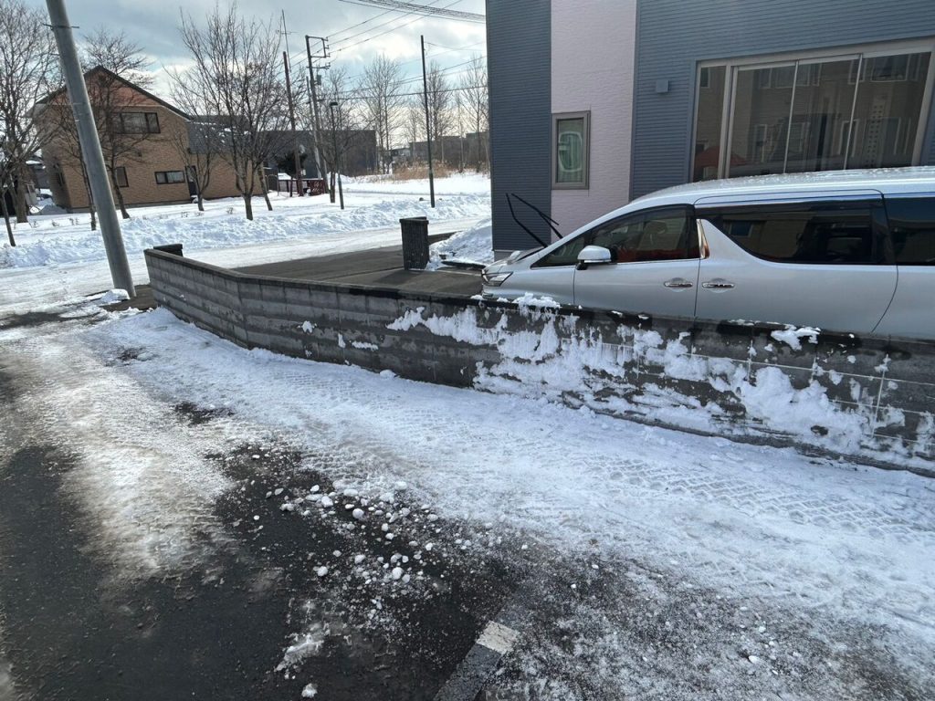 アパート２軒目、除排雪作業アフター