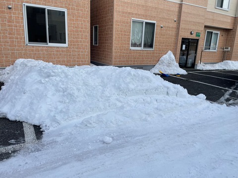 除雪、排雪ビフォー