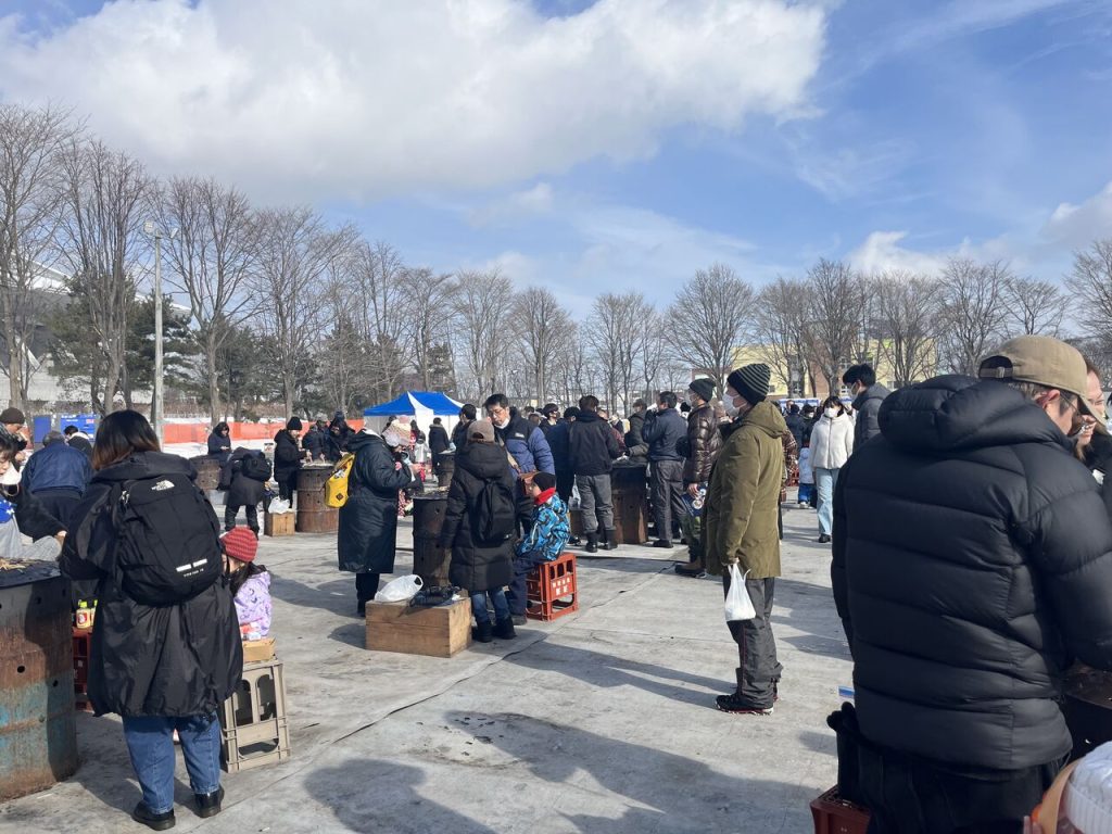 苫小牧スケートまつり しばれ焼き