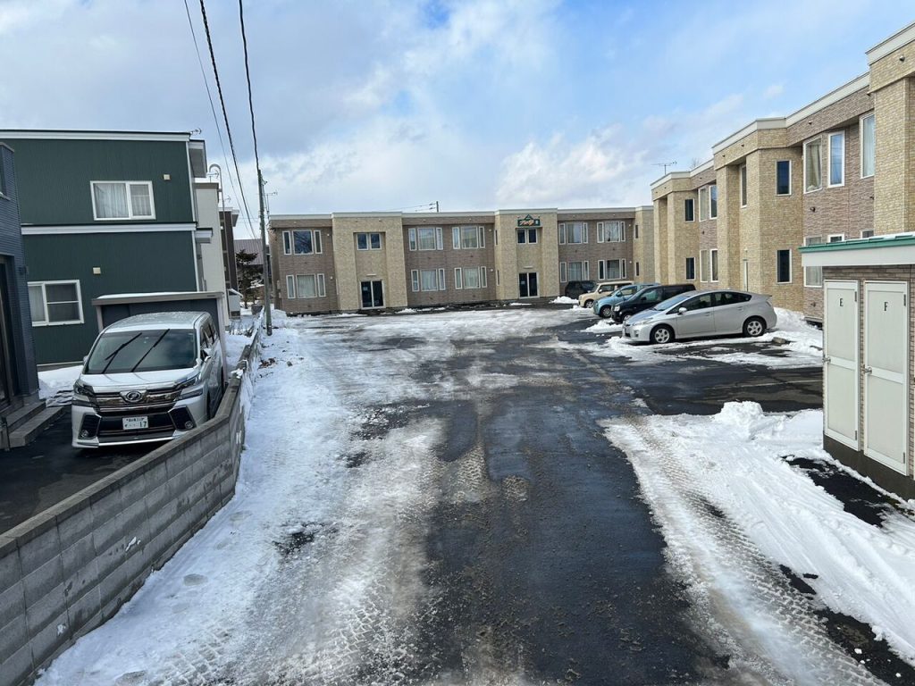 アパート２軒目、除排雪作業アフター