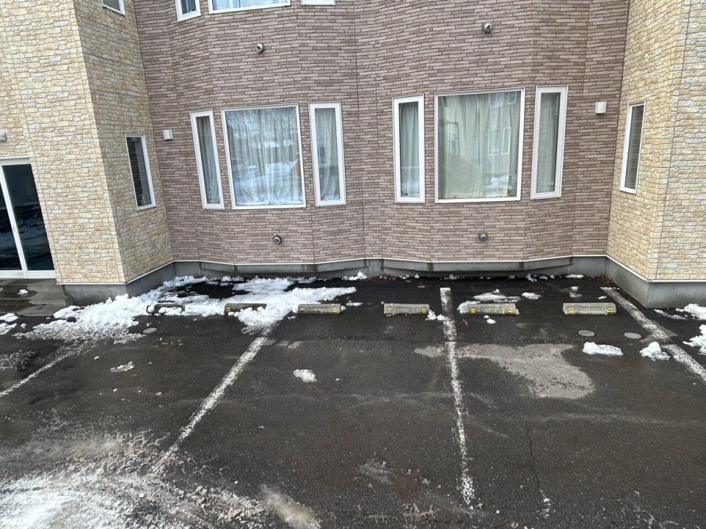 アパート２軒目、除排雪作業アフター