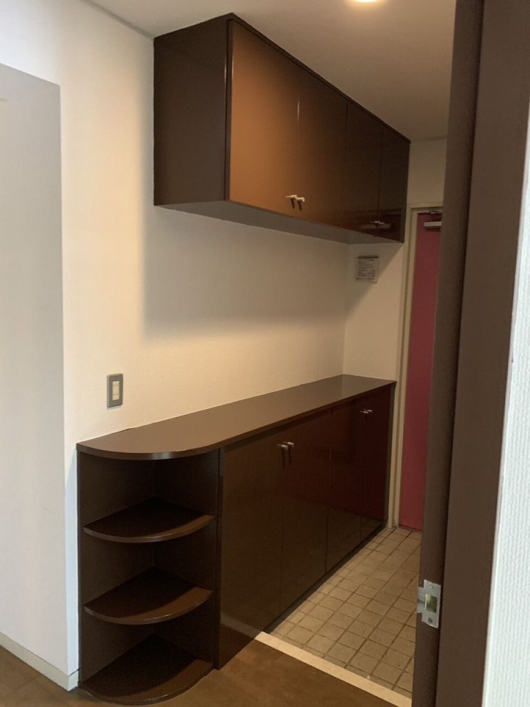 玄関のシューズボックス アフター