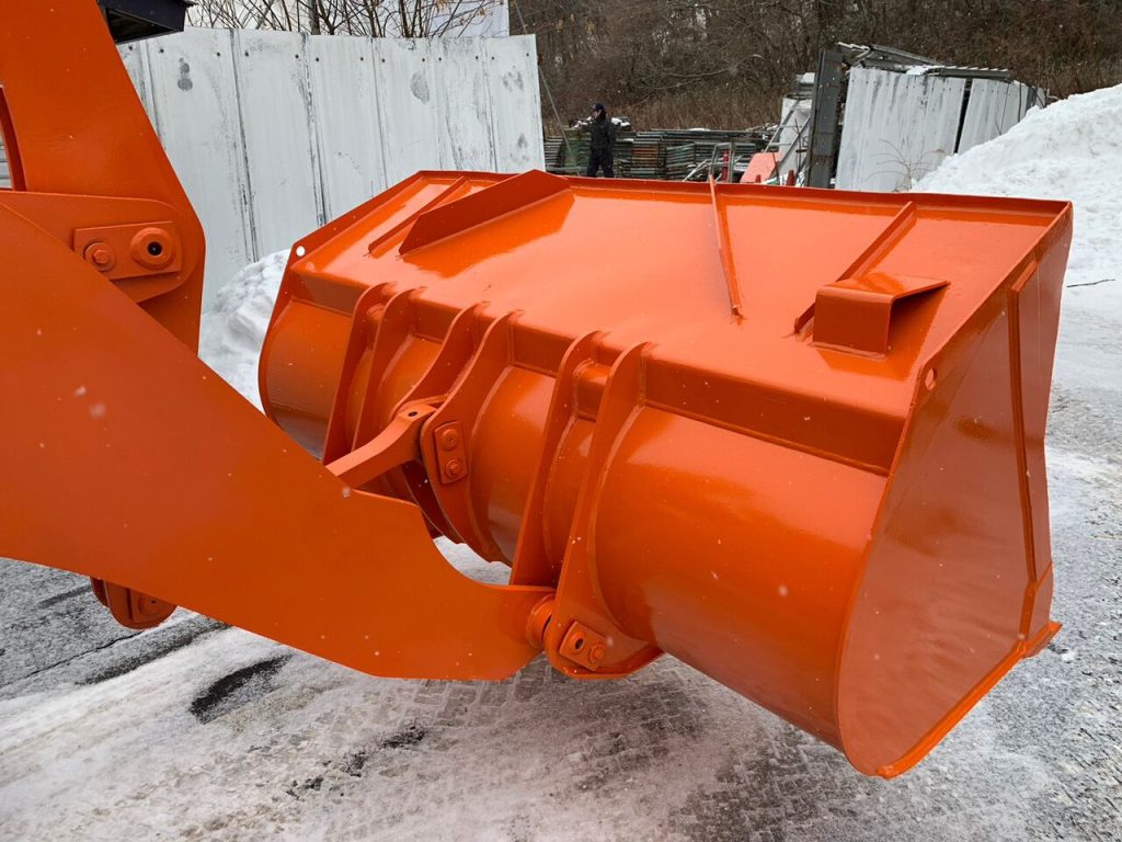 綺麗になった除雪機