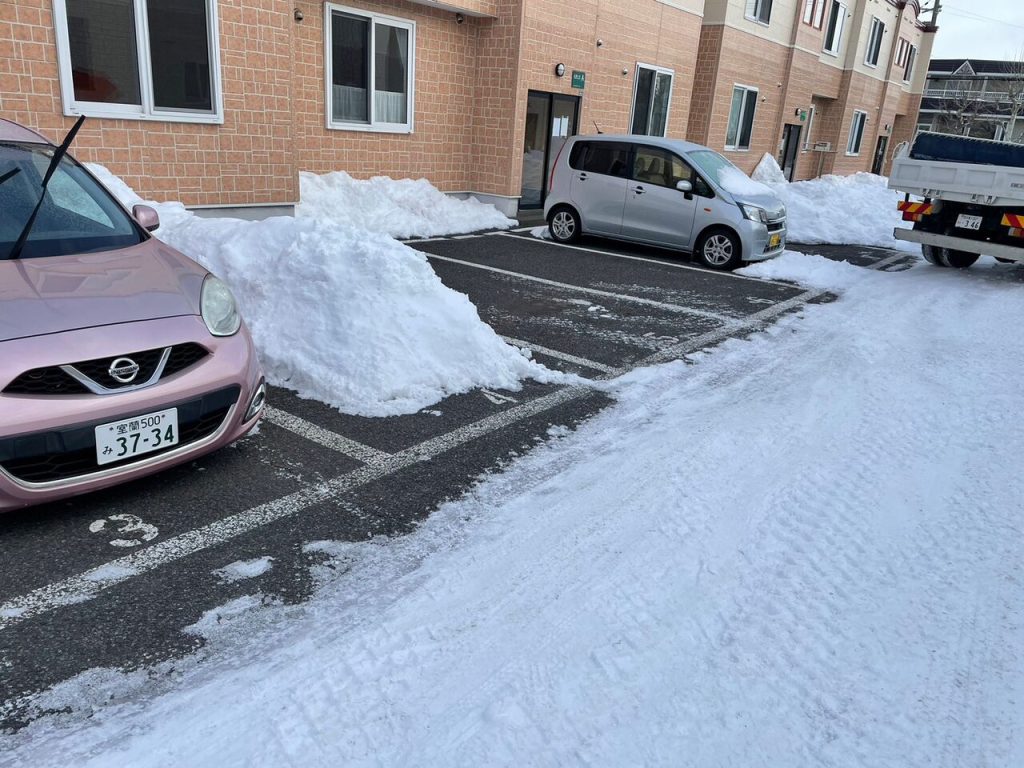除雪、排雪ビフォー