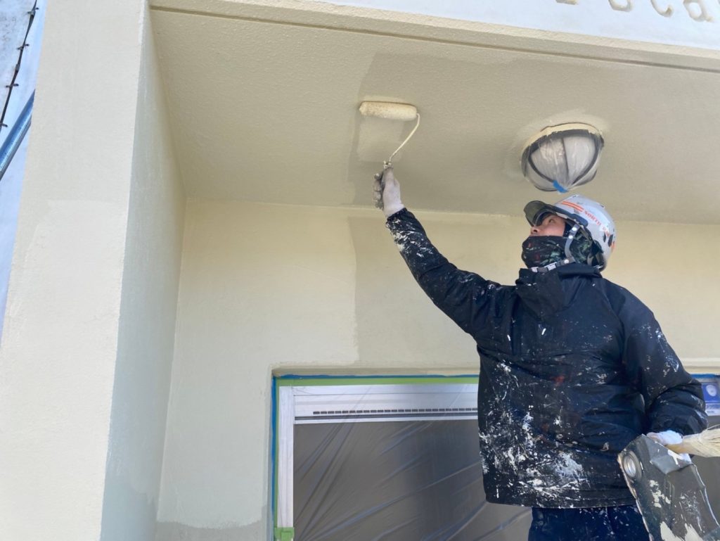 苫小牧市日吉町 エクセルステージ  中塗り