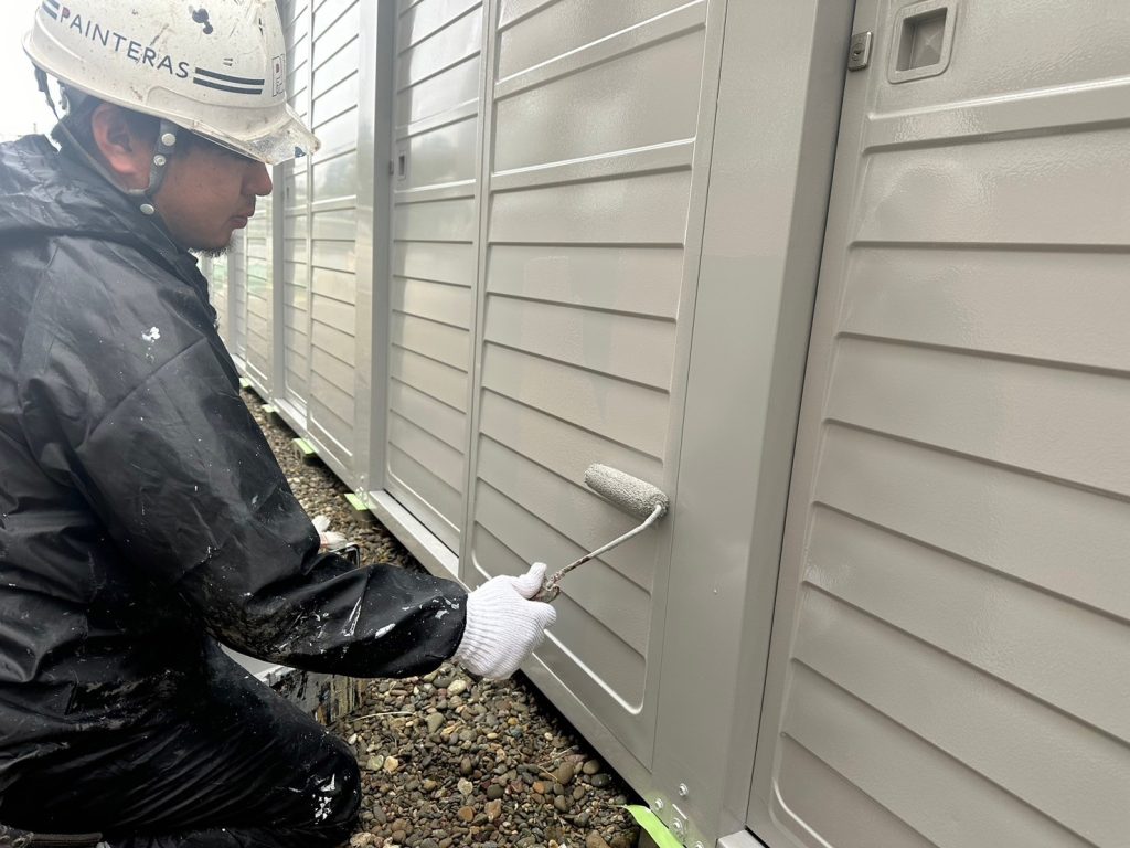 苫小牧市日吉町 エクセルステージ  上塗り