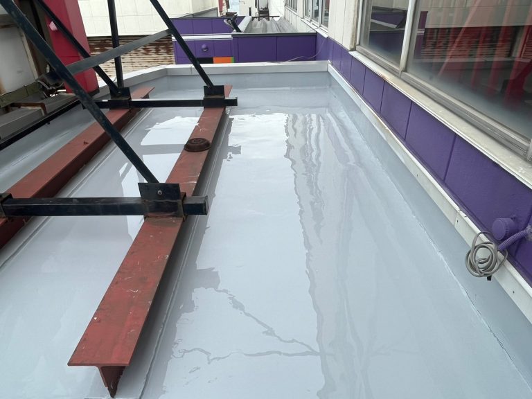 店舗、ウレタン防水工事 アフター