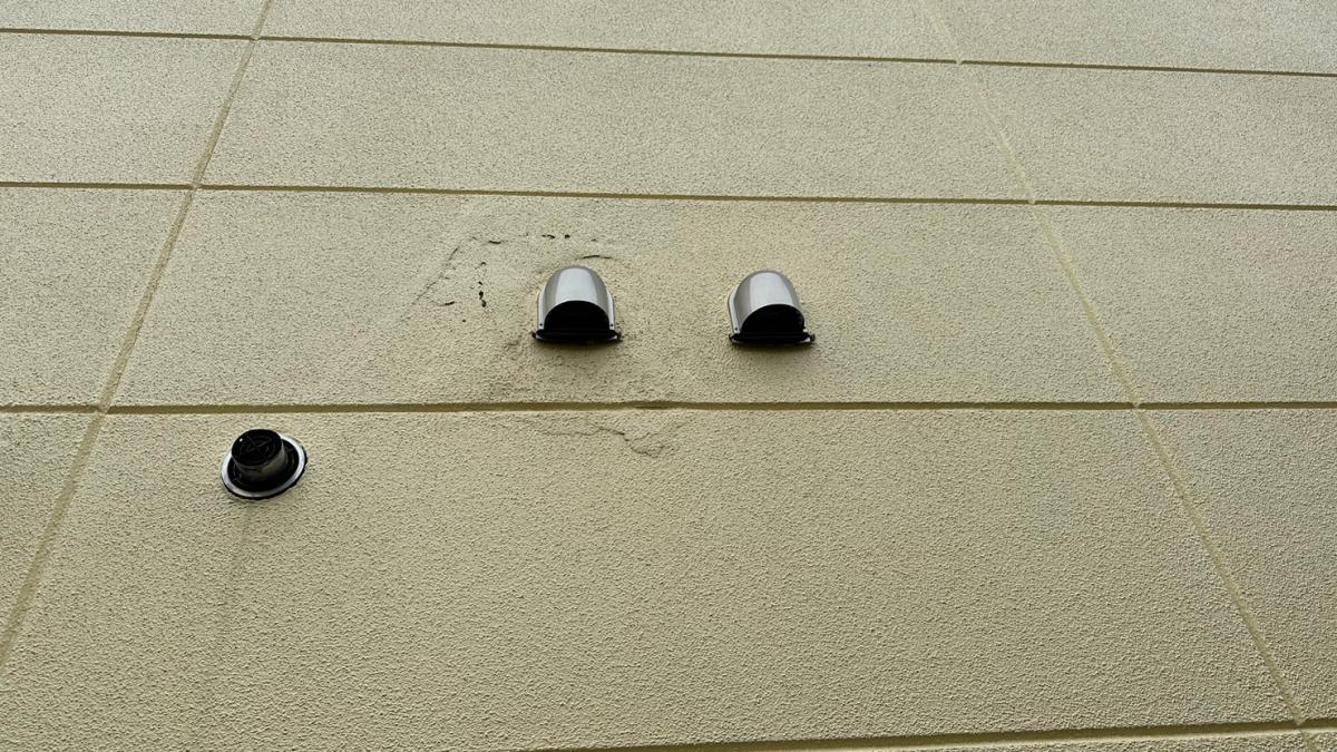 苫小牧市川沿町 フラットさかえ 外壁補修工事 ビフォー