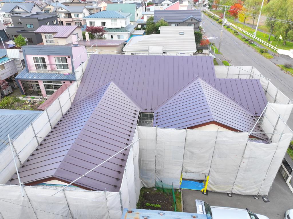 苫小牧市花園町 A様邸借家 屋根アフター