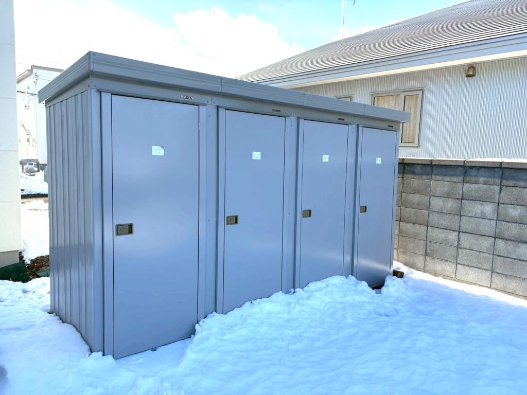 苫小牧市のぞみ町 のぞみの詩 物置アフター