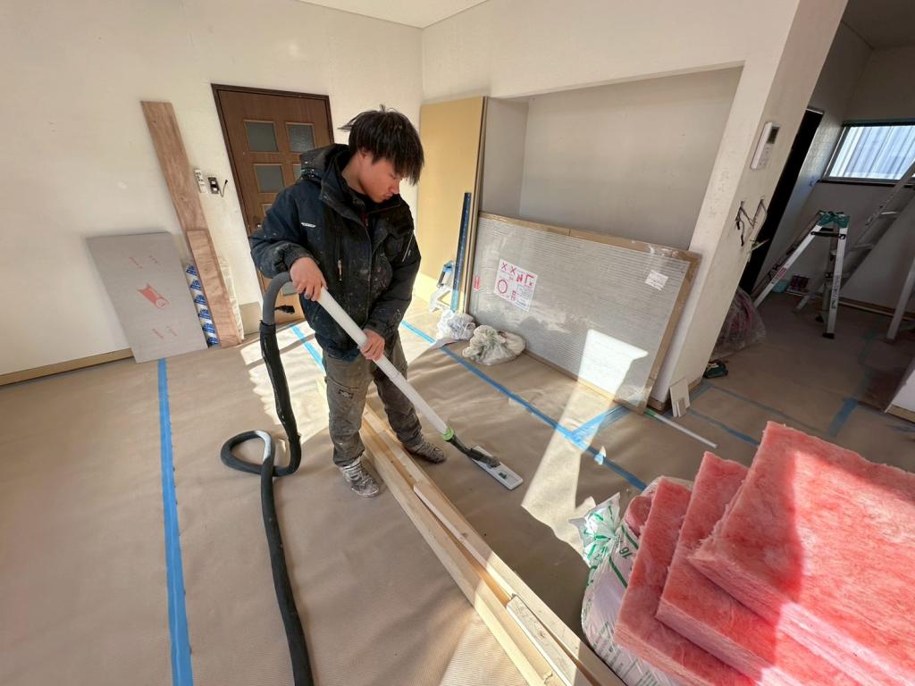 苫小牧澄川町 中古住宅室内塗装 室内全体 清掃