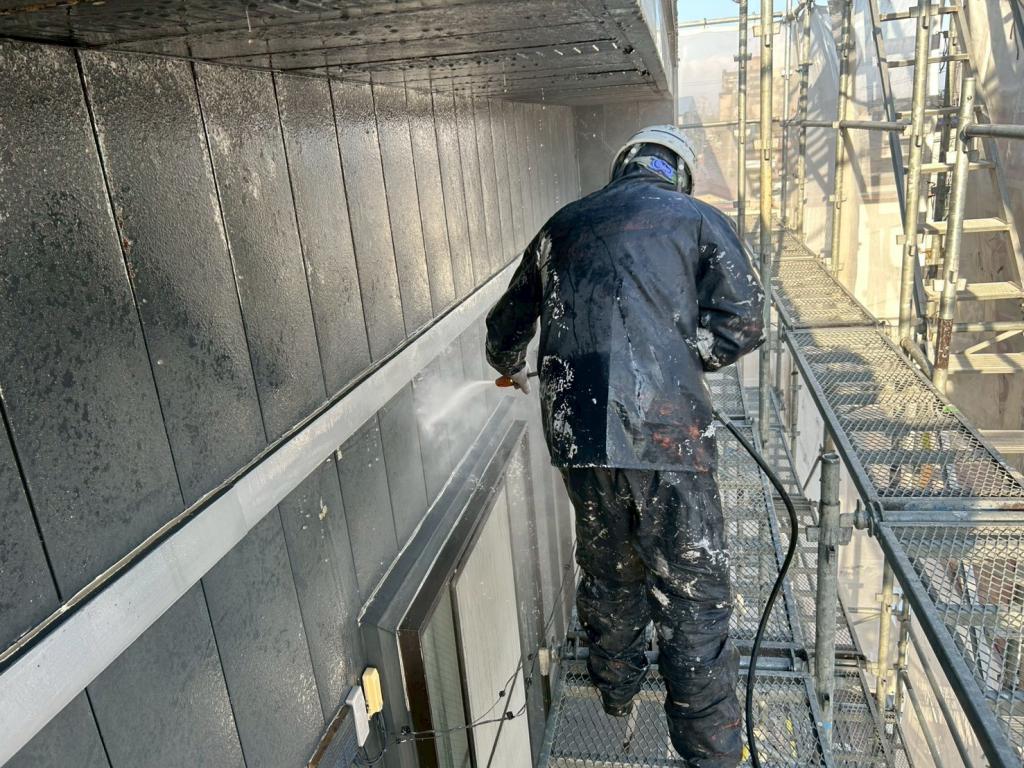 苫小牧市新中野町、N様邸 高圧水洗浄