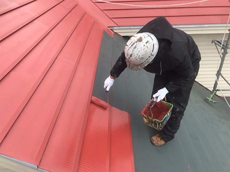 戸建て住宅　屋根塗装