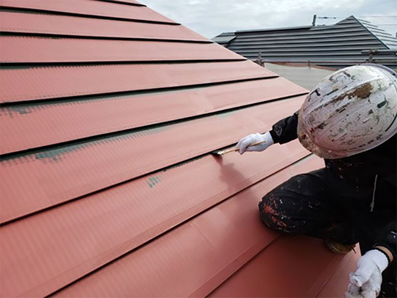 戸建て住宅　屋根塗装