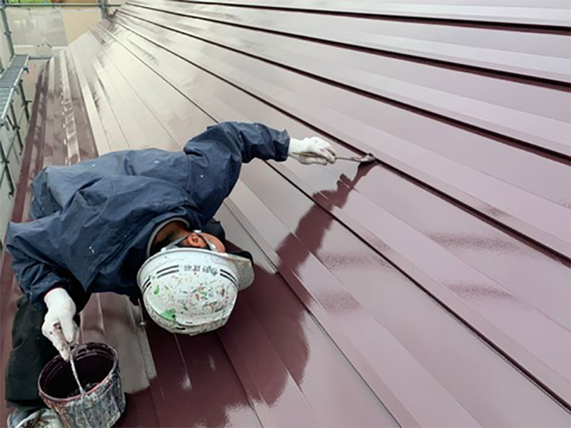 戸建て住宅　屋根塗装